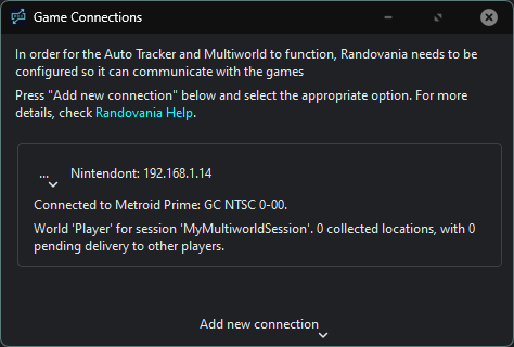 Randovania is connected to Nintendont!